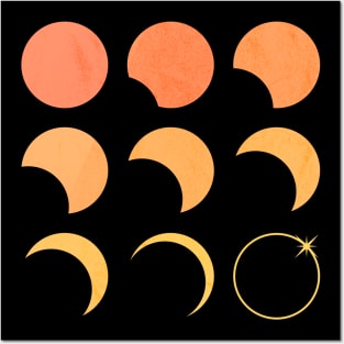 Solar Eclipse Posters and Art